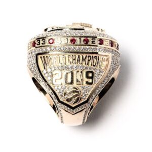 REAL DIAMOND NBA CHAMPIONS RING WITH ROSE GOLD 18K