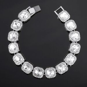 13mm Crystal Tennis Bracelet – Iced Out Bling for Men & Women