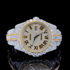 ROLEXX DATEONLY GOLDEN BAGUETTE DIAMOND